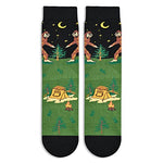 Novelty Bigfoot Socks, Funny Bigfoot Gifts for Bigfoot Lovers, Outer Space Socks, Gifts For Men Women, Unisex Bigfoot Themed Socks, Outer Space Lover Gift, Silly Socks, Fun Socks