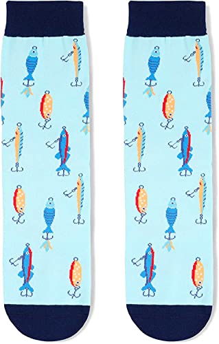 If You Can Read This, I'd Rather Be Fishing Socks for Men Who Love to Fishing, Funny Gifts for Fishermen, Fishing Lovers Gifts