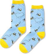 Women's Funny Cute Animal Bee Socks Gifts For Bee Lovers