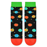 Crazy Space Socks for Kids, Silly Funny Novelty Boys Socks, Planet Socks, Cool Kids Gifts, Outer Space Gifts, Astronomy Gifts for Boys 7-10 Years Old Boys