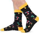 Unisex Funny Mid-Calf Knit Non-Slip Retirement Socks Gifts for Retirees