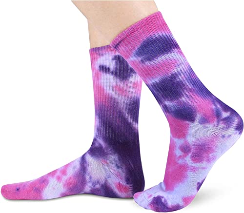 Colorful Tie Dye Socks for Women, Hippie Gifts, 90s Gifts, Tie-Dye Gifts, Birthday Present, Fun Socks, Unique Gifts