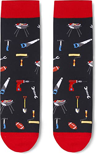 Silly Novelty Socks for Men, Uncle Socks Uncle Gifts, Best Uncle Gifts, Gifts for Uncle from Niece Nephew Kids, Best Father's Day Gifts for Uncle