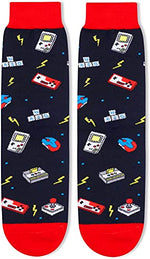 Funny Gaming Gifts, Video Game Socks for Men, Gaming Gifts for Him, Novelty Gamer Socks, Gamer Gifts for Game Lovers, Gaming Socks
