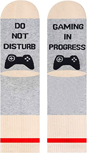 Funny Gaming Gifts Gamer Gifts, Novelty Gamer Socks For Men Gaming Socks Video Game Socks for Game Lovers, Gaming Gifts for Him