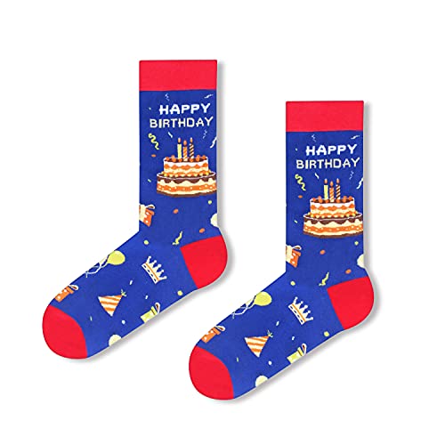 Mens Socks Unique Birthday Gifts for Him, Dad, Father, Husband, Grandpa Boyfriend Birthday Present Ideas