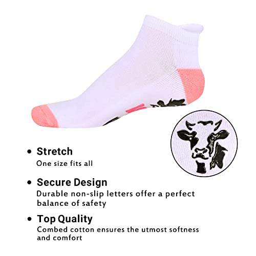 Unisex Funny Cute Animal Cow Socks Gifts For Cow Lovers