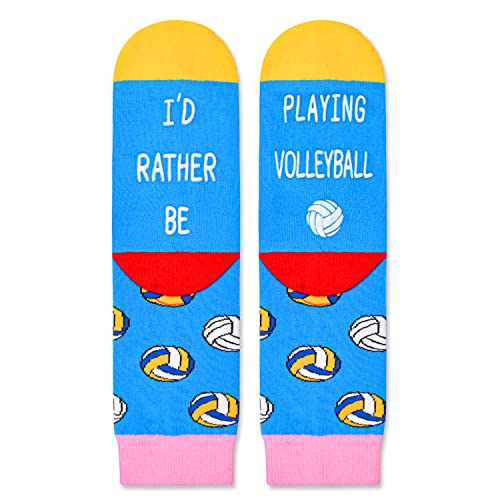 Novelty Volleyball Socks For Boys Girls, Funny Volleyball Gifts, Ball Sports Lover Gifts, Unisex Pattern Socks for Kids, Funny Socks, Cute Socks, Fun Volleyball Themed Socks, Gifts for 7-10 Years Old