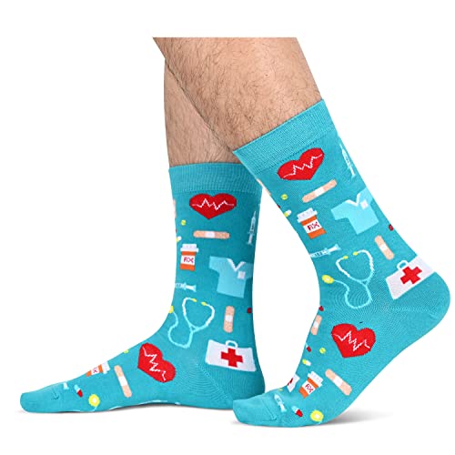 Medical Assistant Gifts, Pharmacy Socks, Unisex Doctor Socks, Best Gifts for Doctors, Dr. Socks, Pharmacist Gifts