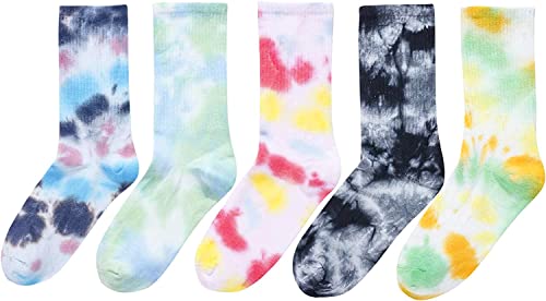 Tie Dye Socks for Women, Tie-Dye Gifts, Funny Unique Presents for Hippie Indie Girls, Hippie Gift for Her, 90s Gifts, Trippy Gifts, Indie Gifts, Funky Gifts