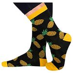 Pineapple Gifts Men's Funny Fruit Socks Pineapple Gifts for Pineapple Lovers Crazy Pineapple Themed Socks for Men