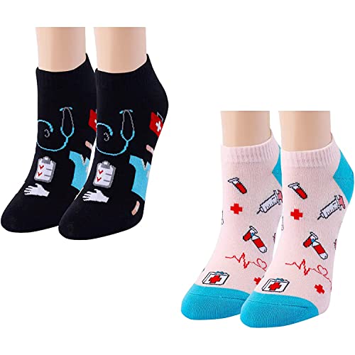 Womens Funny Nurse Socks, Health Theme Socks, Nurse Gifts, Doctor Gifts, Radiologist Gift, Medic Gift, Medical Themed Gifts for Healthcare Workers, Nurse Day Gifts