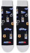 Cops Off Duty Socks, Gift For Cops, Birthday, Retirement, Anniversary, Christmas, Police Officer Gifts For Him, Present for Cops, Men Cops Socks, Police Dad Gifts