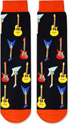 Guitar Gifts for Men Women, Funny Socks Guitar Lovers Gifts, Heavy Metal Gifts Music Gifts for Bass Guitar Players Teachers, Music Socks