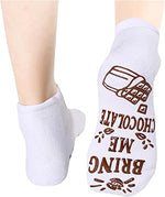 Women's Chocolate Socks, Chocolate Lover Gift, Funny Food Socks, Novelty Chocolate Gifts, Gift Ideas for Women, Funny Chocolate Socks for Chocolate Lovers, Mother's Day Gifts