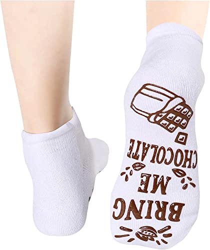 Women's Chocolate Socks, Chocolate Lover Gift, Funny Food Socks, Novelty Chocolate Gifts, Gift Ideas for Women, Funny Chocolate Socks for Chocolate Lovers, Mother's Day Gifts