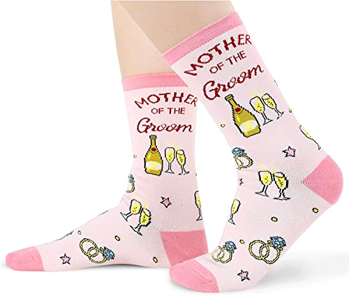 Mother of the Groom Socks, Wedding Gift, Groom Mother Gift, Wedding Socks, Unique Mother of the Groom Gifts, Mom Gift from Groom, Wedding Day Socks, Perfect Gift from Groom to Mom