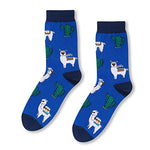 Funny Llama Gifts for Men, Gifts for Him, Guys Who Love Llama, Cute Men's Llama Socks