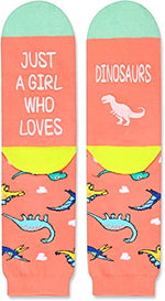 Dinosaur Gifts For Women Lovely Animals Socks Gift For Dinosaur Lover Valentine's Birthdays Gift For Her