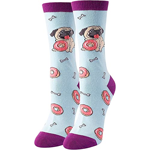 Pug Gifts For Women Lovely Animals Socks Gift For Pug Lover Valentine's Birthdays Gift For Her