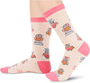 Women's Novelty Funny Book Socks Gifts for Students-2 Pack