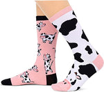 Funny Cow Gifts for Women Gifts for Her Cow Lovers Gift Cute Sock Gifts for Farmers Cow Socks