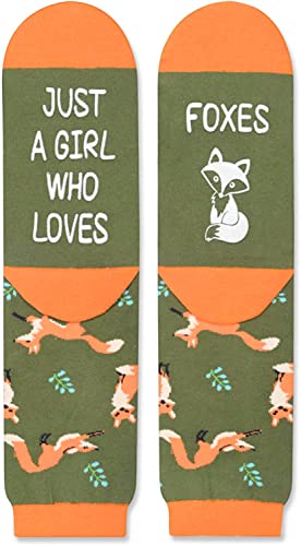 Fox Gifts For Women Lovely Animals Socks Gift For Fox Lover Valentine's Birthdays Gift For Her