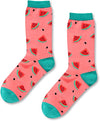 Watermelon Gifts Women's Funny Fruit Socks Watermelon Gifts for Watermelon Lovers Watermelon Themed Socks for Women