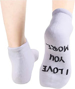 Funny I Love You Gifts For Her Girlfriend Heart Gifts, Novelty Love You Socks For Couple Valentine Socks