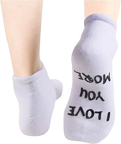 Funny I Love You Gifts For Her Girlfriend Heart Gifts, Novelty Love You Socks For Couple Valentine Socks