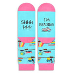 Cool Reading Socks Book Socks, Silly Socks for Women Men Teens, Funny Socks, Book Gifts for Students, Reading Gifts, Book Lovers Gifts