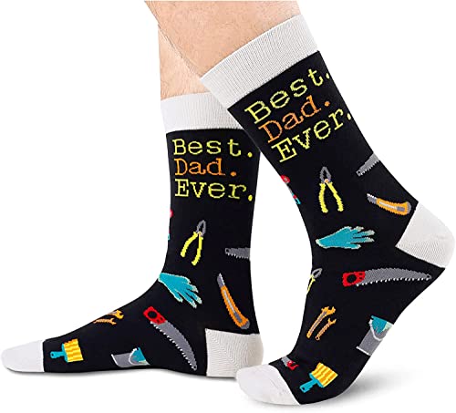 Funny Dad Socks, Best Gifts For Dad from Daughter Son, Unique Dads Fathers Day Gifts, Dad Christmas Gifts, Birthday Presents  for Dad Who Wants Nothing