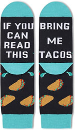 Men's Taco Socks, Mexican Theme Socks, Taco Gifts, Taco Lover Presents, Great Gifts For Men, Guys Socks, Taco Tuesday,  Fast Food Socks