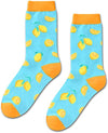 Lemon Gifts Women's Funny Fruit Socks Lemon Gifts for Lemon Lovers Lemon Themed Socks for Women