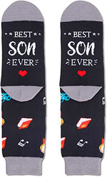 Best Son Ever Socks, Son Gift, Son Socks, Funny Socks for Son, Son Birthday Gift