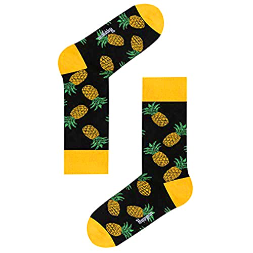 Pineapple Gifts Men's Funny Fruit Socks Pineapple Gifts for Pineapple Lovers Crazy Pineapple Themed Socks for Men