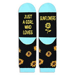 Funny Sunflower Gifts for Women Sunshine Gifts for Women, Crazy Plant Lover Gifts, Gifts for Nature Lovers, Sunflower Socks Plant Socks