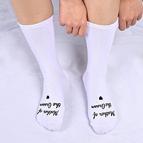 Groom Mother Gift, Mother of the Groom Socks, Unique Mother of the Groom Gifts, Wedding Day Socks, Wedding Gift, Mom Gift from Groom, Perfect Gift from Groom to Mom