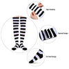 Women's Fashion Over The Knee Thigh High Cute Striped Socks for Teen Girls
