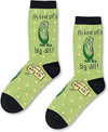 Women's Pickle Socks, Pickle Theme Socks, Pickle Gifts, Unique Gift Ideas For Women, Pickle Lover Gift, Big Dill Pun Socks, Mothers Day Gifts, Food Socks