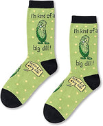 Women's Pickle Socks, Pickle Theme Socks, Pickle Gifts, Unique Gift Ideas For Women, Pickle Lover Gift, Big Dill Pun Socks, Mothers Day Gifts, Food Socks