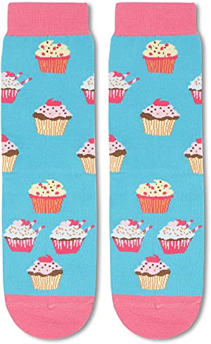 Funny Cupcake Socks for Unisex Adult Who Love Cupcake, Novelty Cupcake Gifts,Men Women Gag Gifts, Gifts for Cupcake Lovers, Funny Sayings If You Can Read This, Bring Me A Cupcake Socks