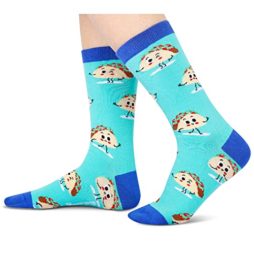 Women's Crazy Pop Taco Socks Gifts for Taco Lovers