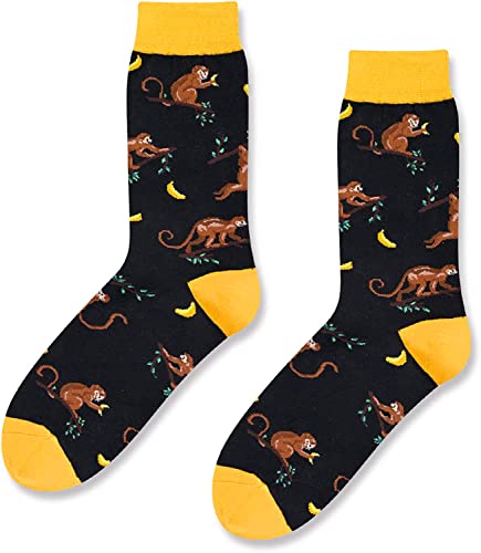 Funny Monkey Gifts for Men Gifts for Him Monkey Lovers Gift Cute Sock Gifts Monkey Socks