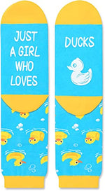 Unique Rubber Duck Gifts for Women Silly & Fun Duck Socks Fun Duck Gifts for Moms, Valentines Gifts, Christmas Gifts