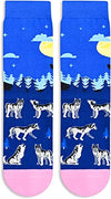 Funny Wolf Gifts for Women Gifts for Her Wolf Lovers Gift Cute Sock Gifts Wolf Socks