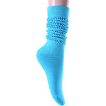 Novelty Dark Blue Slouch Socks For Women, Dark Blue Scrunch Socks For Girls, Cotton Long Tall Tube Socks, Fashion Vintage 80s Gifts, 90s Gifts, Women's Dark Blue Socks