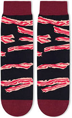 Funny Bacon Socks for Men Who Love Bacon, Novelty Bacon Gifts, Men's Gag Gifts, Gifts for Bacon Lovers, Funny Sayings If You Can Read This, Bring Me Some Bacon Socks