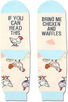Gender-Neutral Chicken Gifts, Unisex Chicken Socks for Women and Men, Rooster Gifts Farm Animal Socks