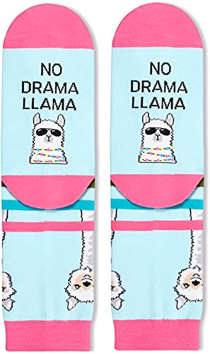 Unisex Cute Crew Funny Llama Socks Gifts for Llama Lovers